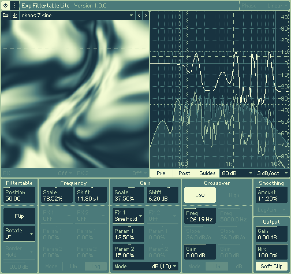 Exp Filtertable interface